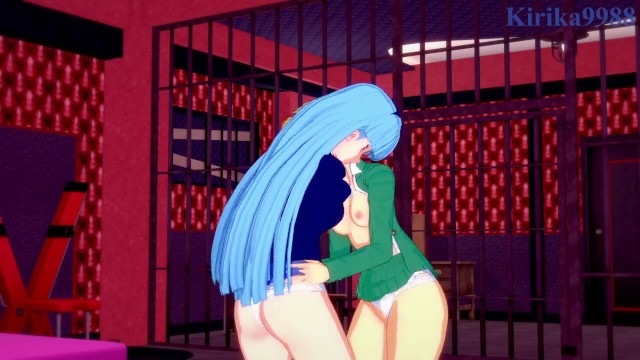 Umi Ryuuzaki and Fuu Hououji engage in intense lesbian play - Magic Knight Rayearth Hentai