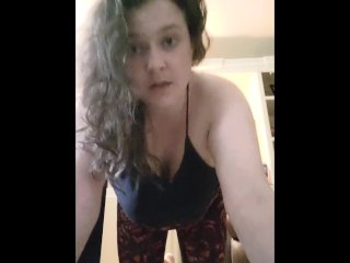 CFNM / POV spying on step niece doing yoga while she dishes out SPH and threatens to tattle