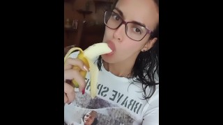 Goede manier om een banaan te eten