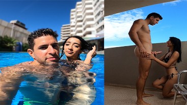 Argentinian Slut Gets Picked Up From The Swimming Pool