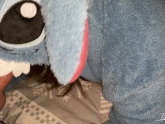 Video Stepsister Waiting In My Bed To Suck Me Off As Stitch!