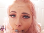 Preview 1 of Horny Babe Sucks Cock Until I Cum In Her Mouth