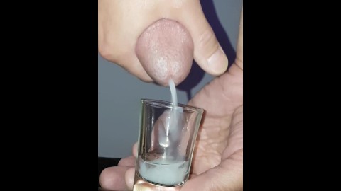 pornhub "how to" een gewone cumshot veranderen in een enorme romige smakelijke "cum-shot" drankje