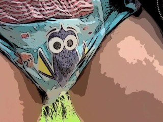 动漫 高速公路上的公共尿湿， 可爱的尿布