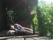Preview 6 of Real couple outdoors blowjob GET COUGHT