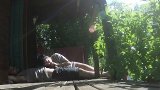 Real couple outdoors blowjob GET COUGHT
