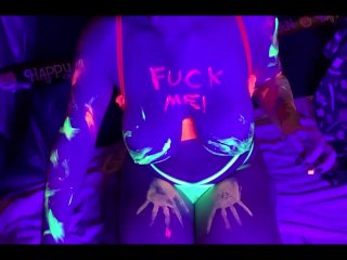 Spooky HalloweenBlacklight Fun Loud_Orgasms