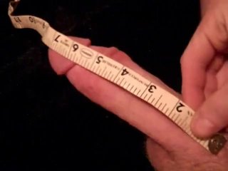 7 inches, jerk off, measure, long dick