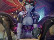 Preview 5 of Widowmaker Is The Best Cock Rider Know To Man