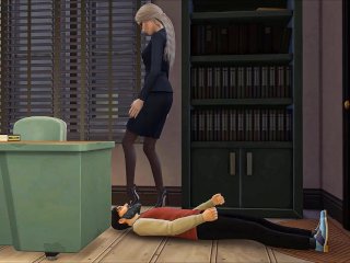 milf, blonde, office secretary, office sex