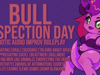 Bull Inspection Day - a DirtyBits Lewd ASMR Bawdy Rating