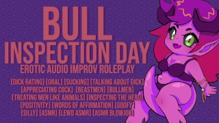 Bull Inspection Day Receives A Filthy ASMR Rating From Dirtybits