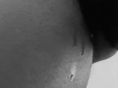 A sexy slim EBONY pussy orgasm 
