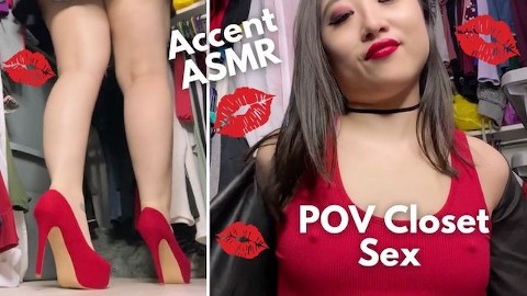 Stuck in Closet w/ the Popular Asian Girl at Party -ASMR