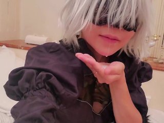 コスプレ　フェラ　口内発射Cosplay fellatio mouth cum shot