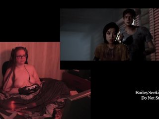 big boobs, butt, naked gamer girl, the quarry