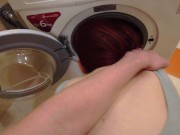 Preview 4 of StepMom got Stuck in the washing machine and was Fucked.