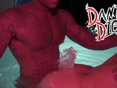 Big Booty Latina Jenny Picante Goes To A Pool Party And Gets BBC Double Teamed