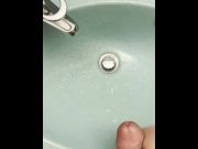 Preview 3 of You either cum in the sink or sink in the cum - T shoots his load