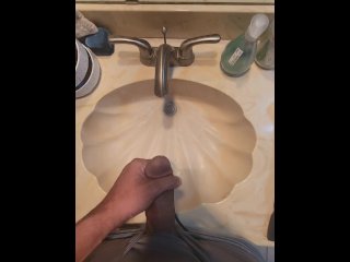 vertical video, masturbation, piss, pissing