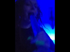 Throat training... see how it ended 😍😏 onlyfans kitty_has_claws 😻🙀
