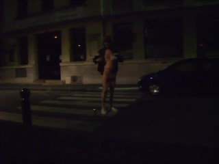 Totally Naked in the Street and Stairs