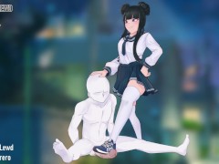 By A... (CBT, being stepped on, you cum from her feet squishing you...)