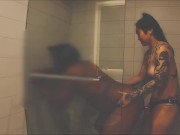 Preview 3 of Pegged In The Shower By Sexy Aussie Asian Babe @katana_kaii