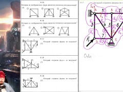 4.1. Статически определимые и статически неопределимые фермы. Ненагруженные стержни