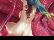 Preview 6 of Sona tentacle fucked