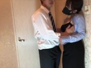 Preview 1 of I had hard sex with my female boss in my suit.