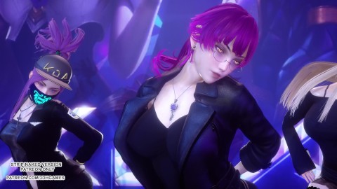 [MMD] Exid - Me & You Ahri Akali Evelynn Sexy Kpop Dance League of Legends KDA