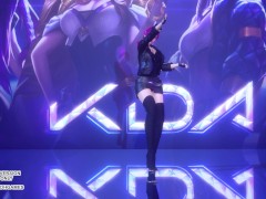 Video [MMD] Exid - Me & You Ahri Akali Evelynn Sexy Kpop Dance League of Legends KDA