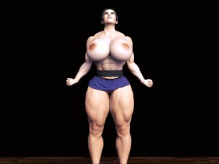 Girl's Spontaneous Muscle Growth