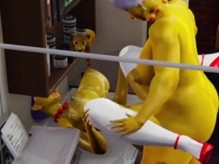 Marge Simpson Viene Scopata Da Lei 