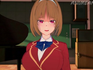 エリートの教室から彼女の邪悪な側でキキョー櫛田をクソ - アニメ変態3d