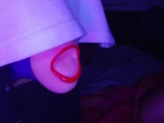 Preview 1 of Hard Cock Play with sex toys, fake blowjob oral cream pie surprise