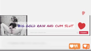 Hot Sissy Boy Web Cam Gold Rain Cum Slut