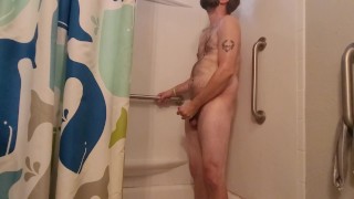 Après le travail douche / $oapy coq sperme