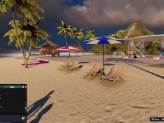 3DXUnion 3DXChat hot dancing on the beach