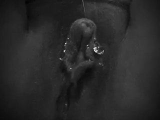 Cum dripping off my t dick onto my fat pussy lips