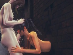 Yaoi Femboy - Simon Handjob and threesome sexy sex twink