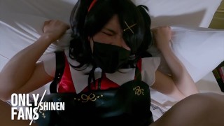 10 Sex With A Transvestite Cosplayer Dressed As Ame-Chan