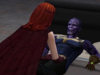 Thanos et La Sorcière écarlate