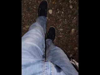 wetting jeans, verified amateurs, point of view, peeing