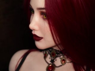 vampire girl, big ass, role play, goth, silicone sex doll