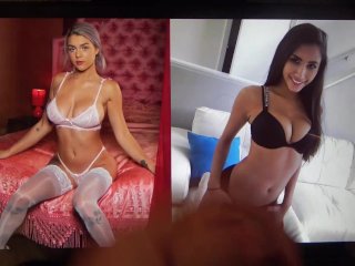 Cum tribute competition - Gabbie Carter vs Gianna Dior