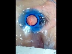 🤩 fucked a funny hole😋 penetration into a water cooler!) inside view - Screenshot 14 of 16 - Big Dick Small Pussy