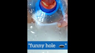 🤩 трахнул забавное отверстие😋 проникновение в кулер с водой!) Вид изнутри