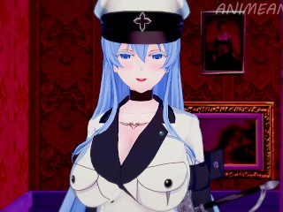 Sexo Romántico Con General Esdeath De Akame Ga Hasta Creampie - Anime Hentai 3d Sin Censura